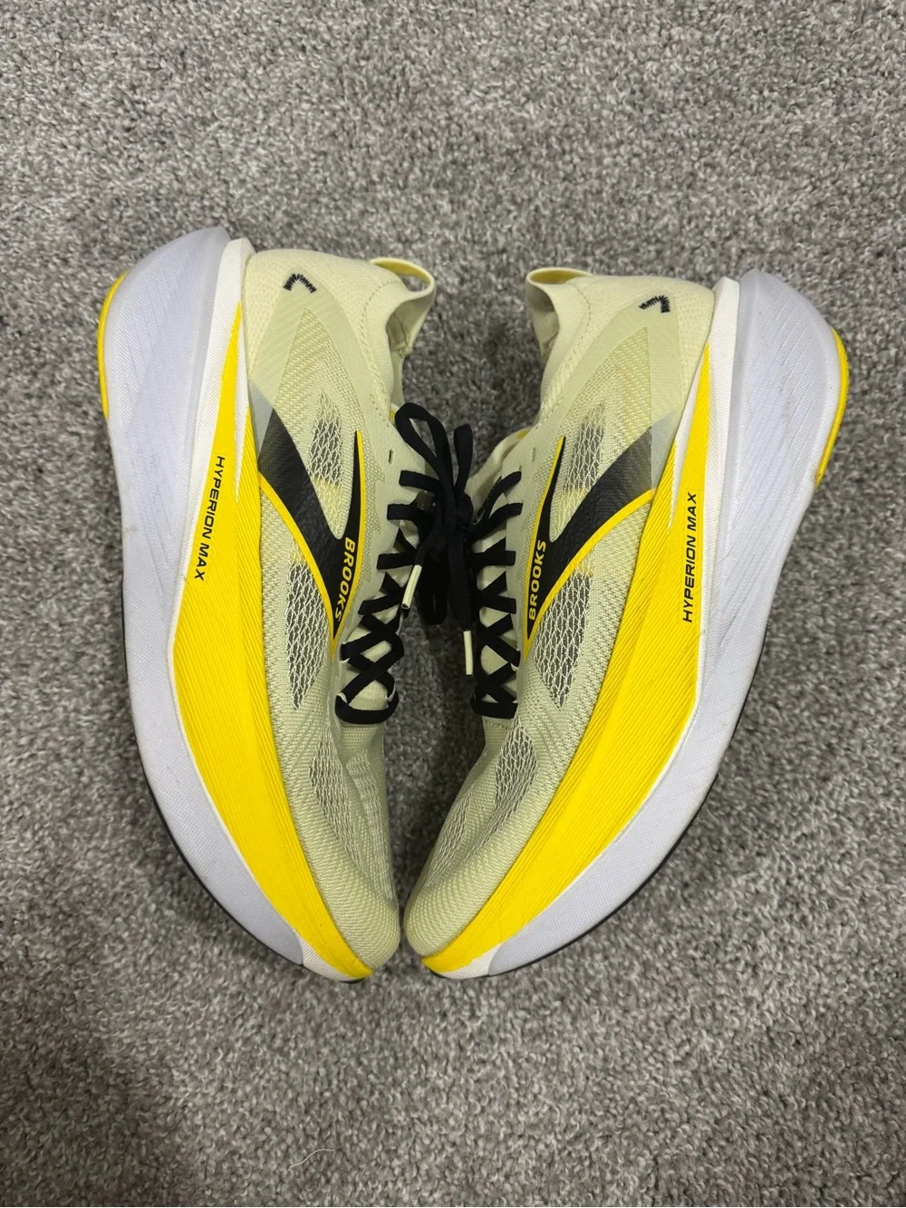 Brooks Men’s Hyperion Max 3 Running Shoes - Yellow/Black